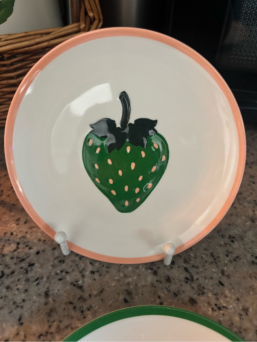 Kate Spade x Target Strawberry Melamine Appetizer Plates Set, new - Picture 6 of 8